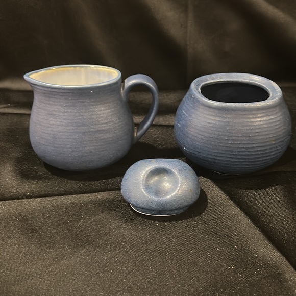 Sango Concepts creamer and sugar bowl. Sensations Blue. Discontinued in 2020 - Picture 3 of 8